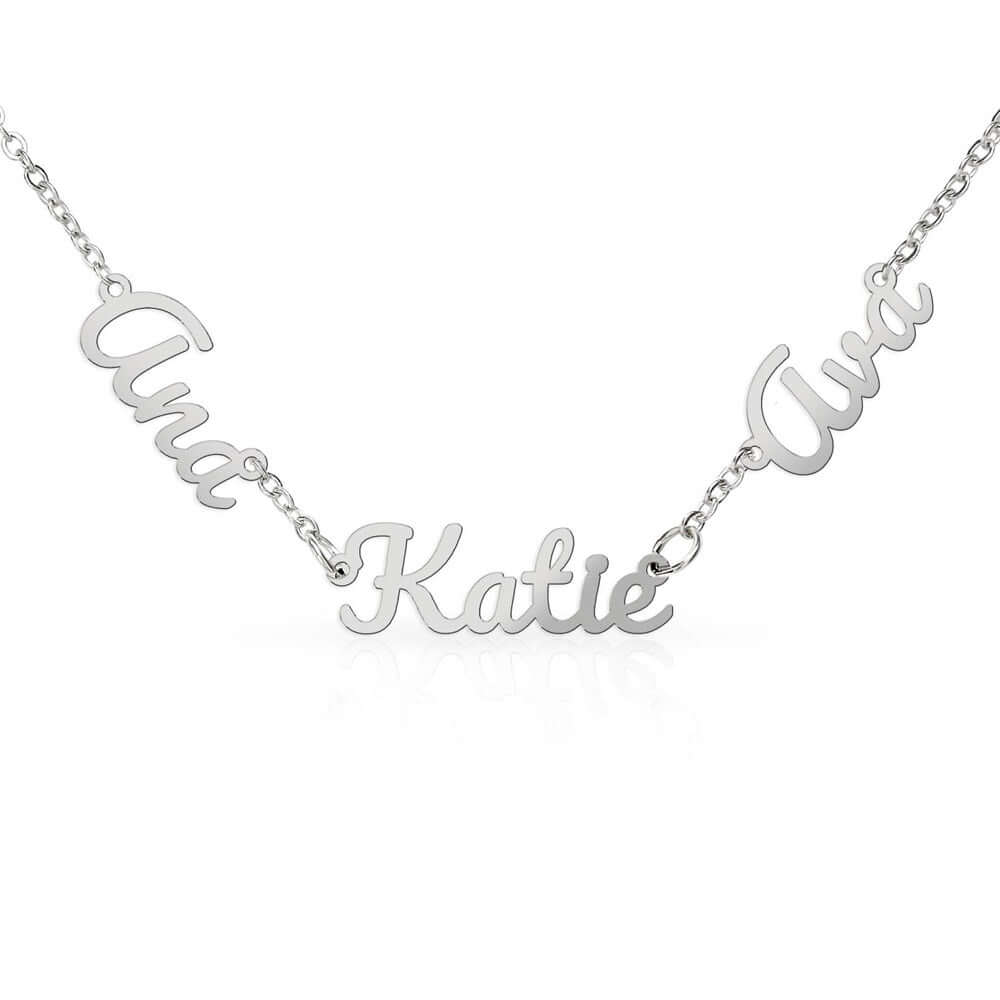 Personalized Multiple Name Necklace – Up to 3 Names