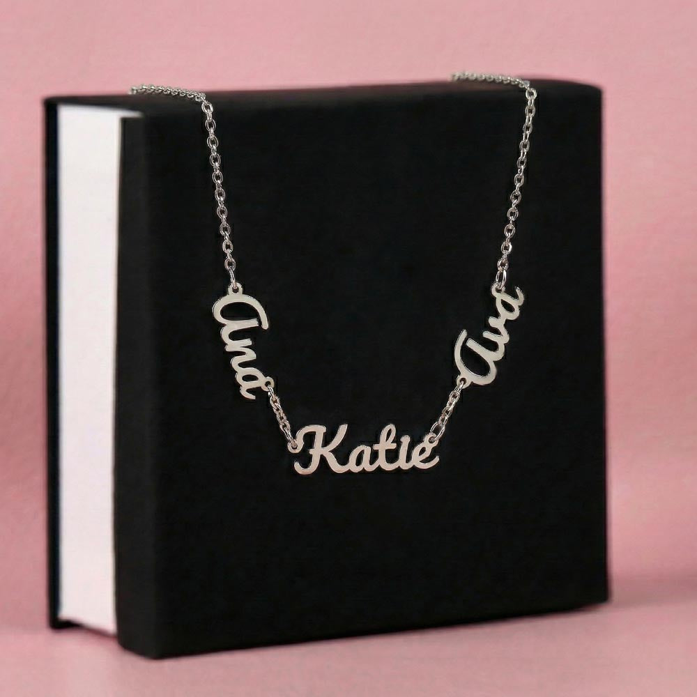 Personalized Multiple Name Necklace – Up to 3 Names
