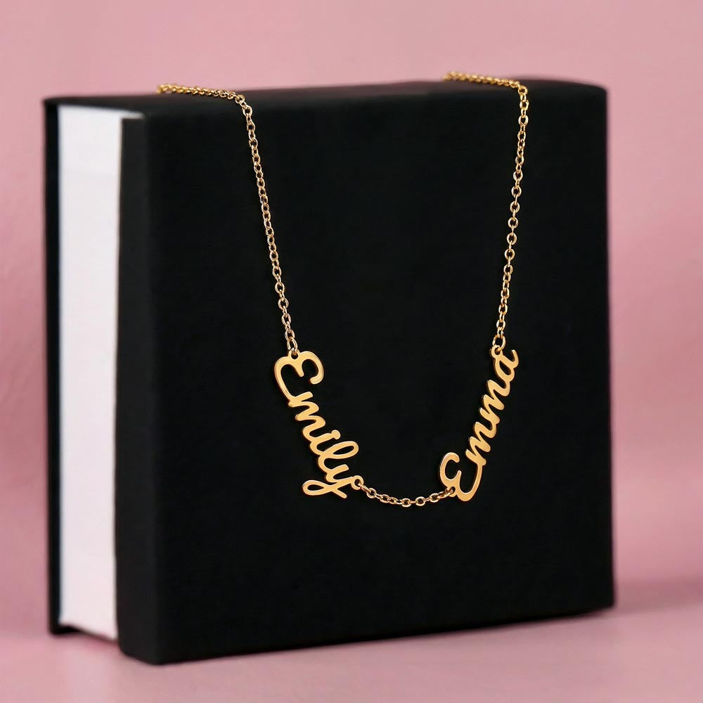 Personalized Multiple Name Necklace – Up to 3 Names