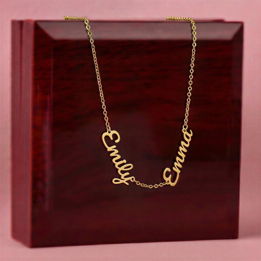 Personalized Multiple Name Necklace – Up to 3 Names