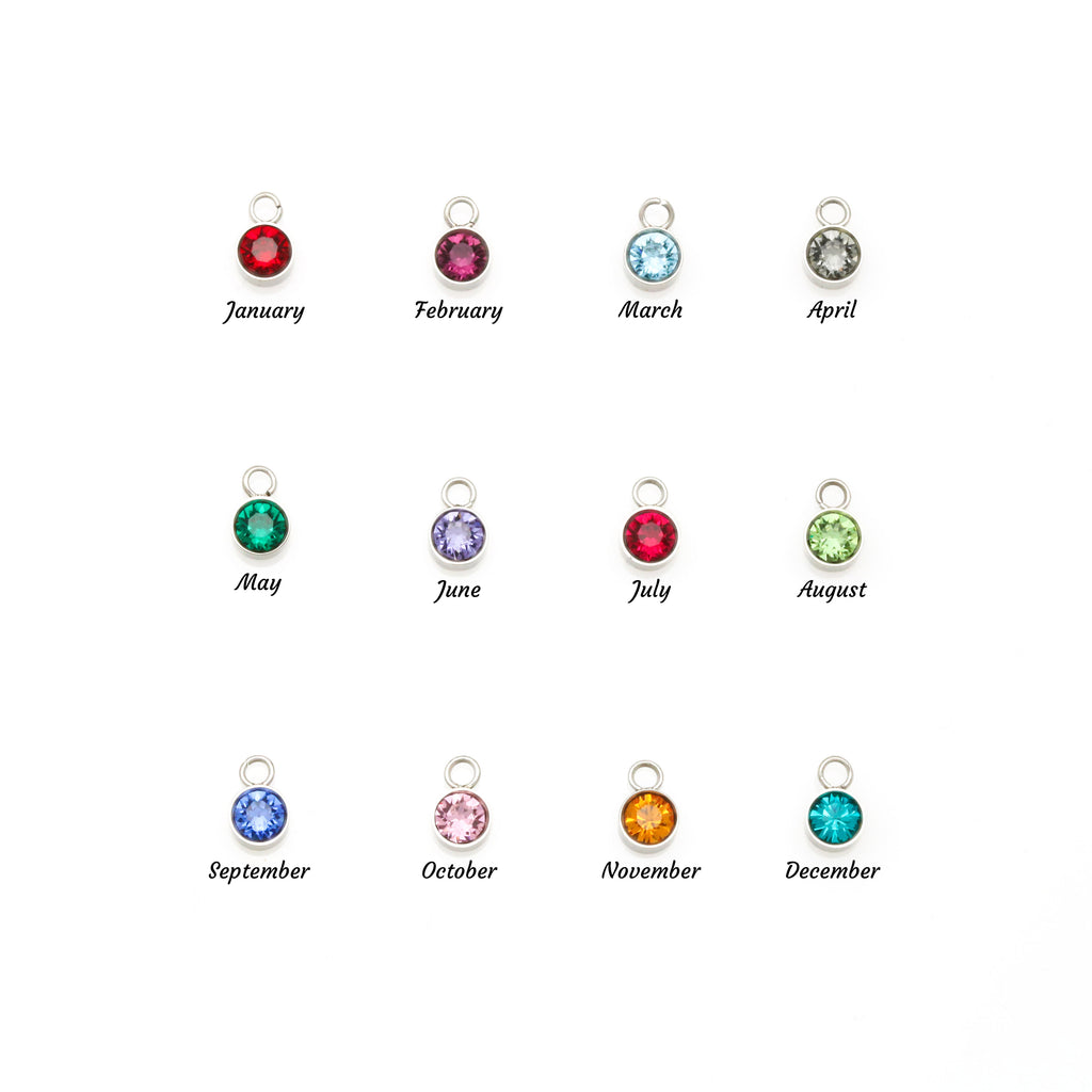 Mother's Day Gift | Personalized Cursive Name Necklace with Birthstone Charm