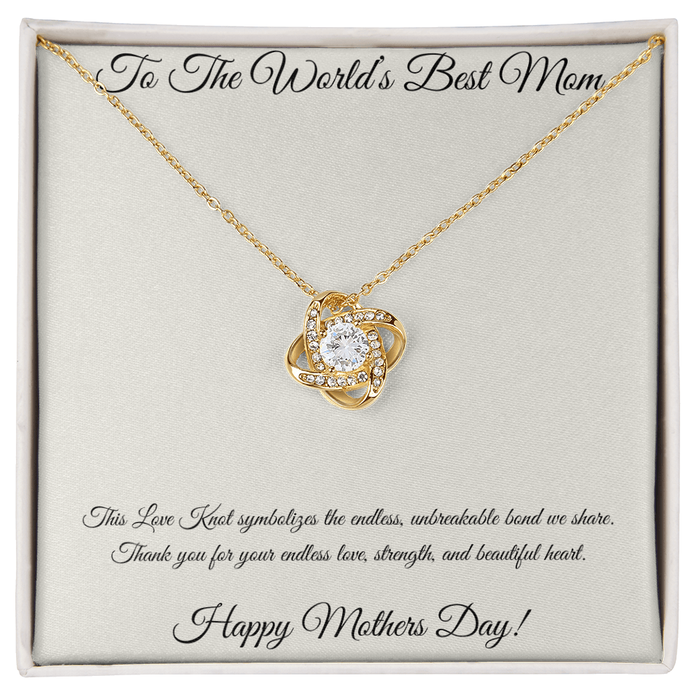 Love Knot Necklace for Mom – Unbreakable Bond Mother's Day Gift