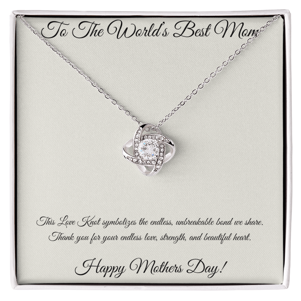 Love Knot Necklace for Mom – Unbreakable Bond Mother's Day Gift