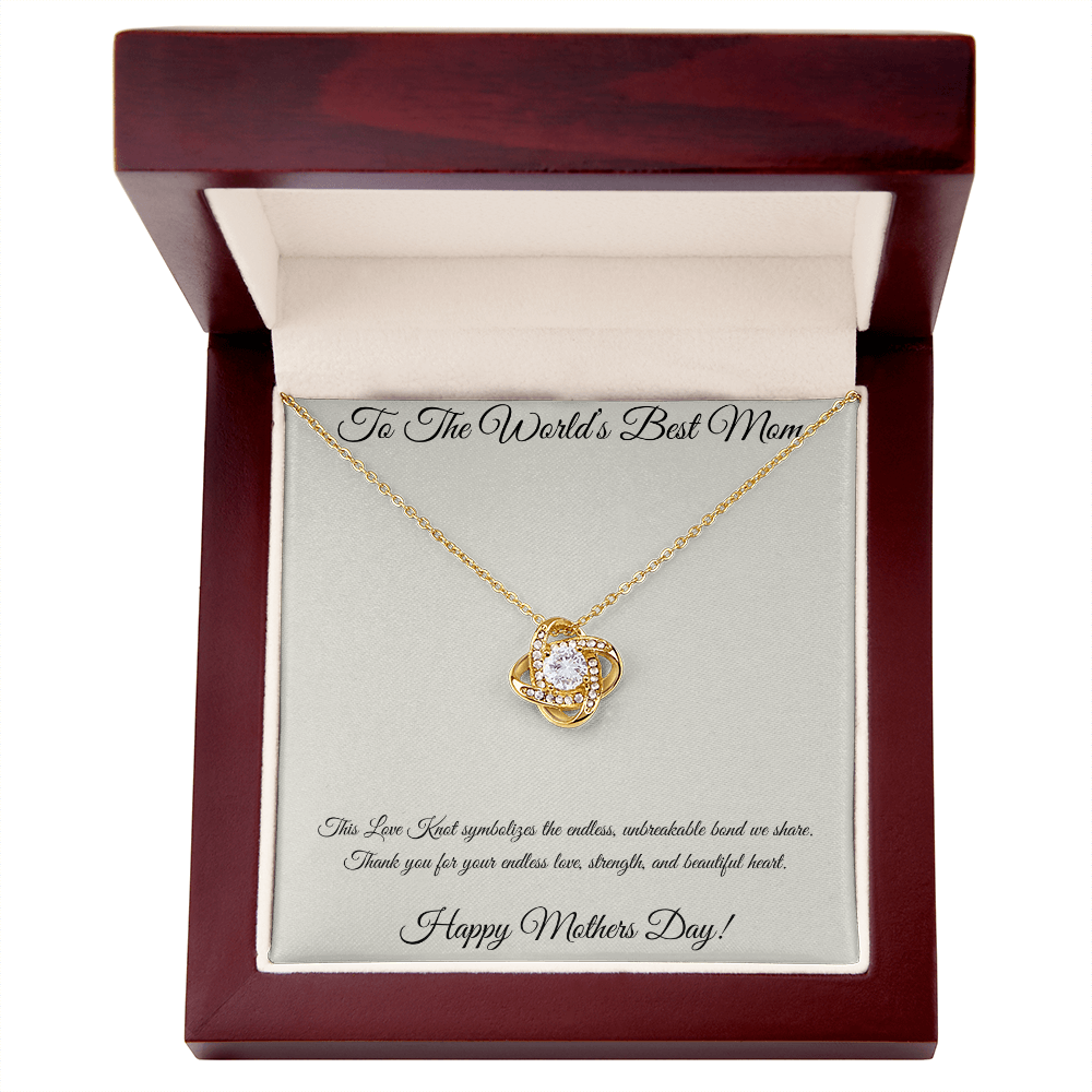 Love Knot Necklace for Mom – Unbreakable Bond Mother's Day Gift