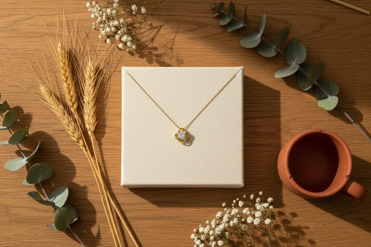 Love Knot Necklace for Mom – Unbreakable Bond Mother's Day Gift